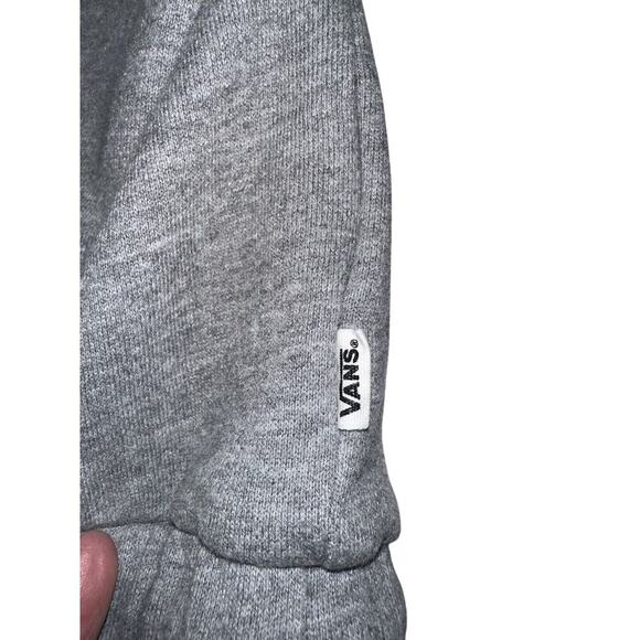 Vans‎ Women's Side With Zip Grey Heather Crop Hoodie Size XS - Picture 3 of 6